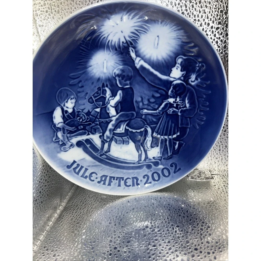 2002 BING & GRONDAHL / ROYAL COPENHAGEN PIATTO DI NATALE TOP PRIMA SCELTA